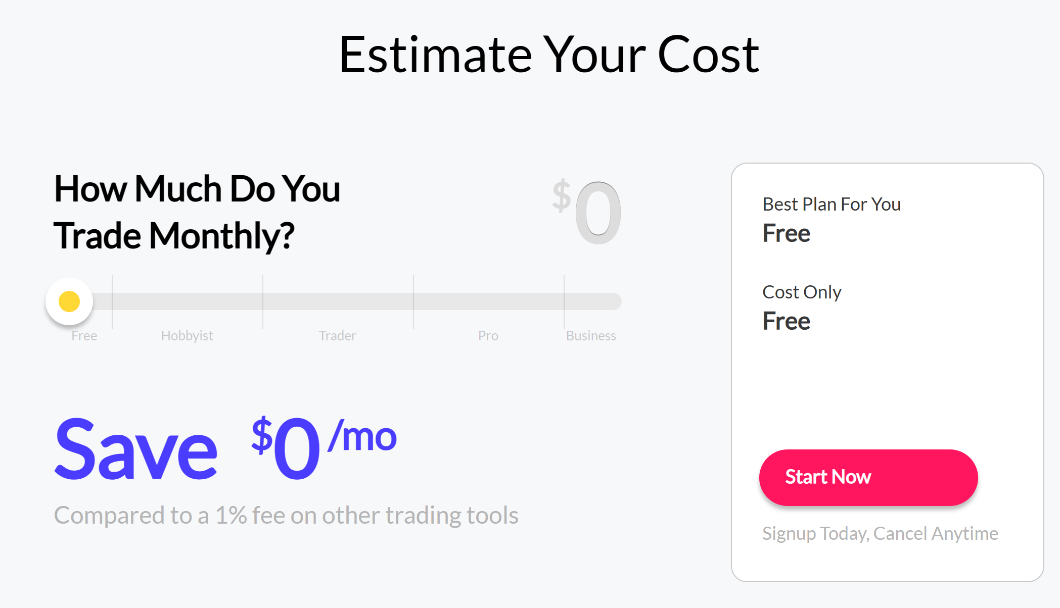 estimator your cost