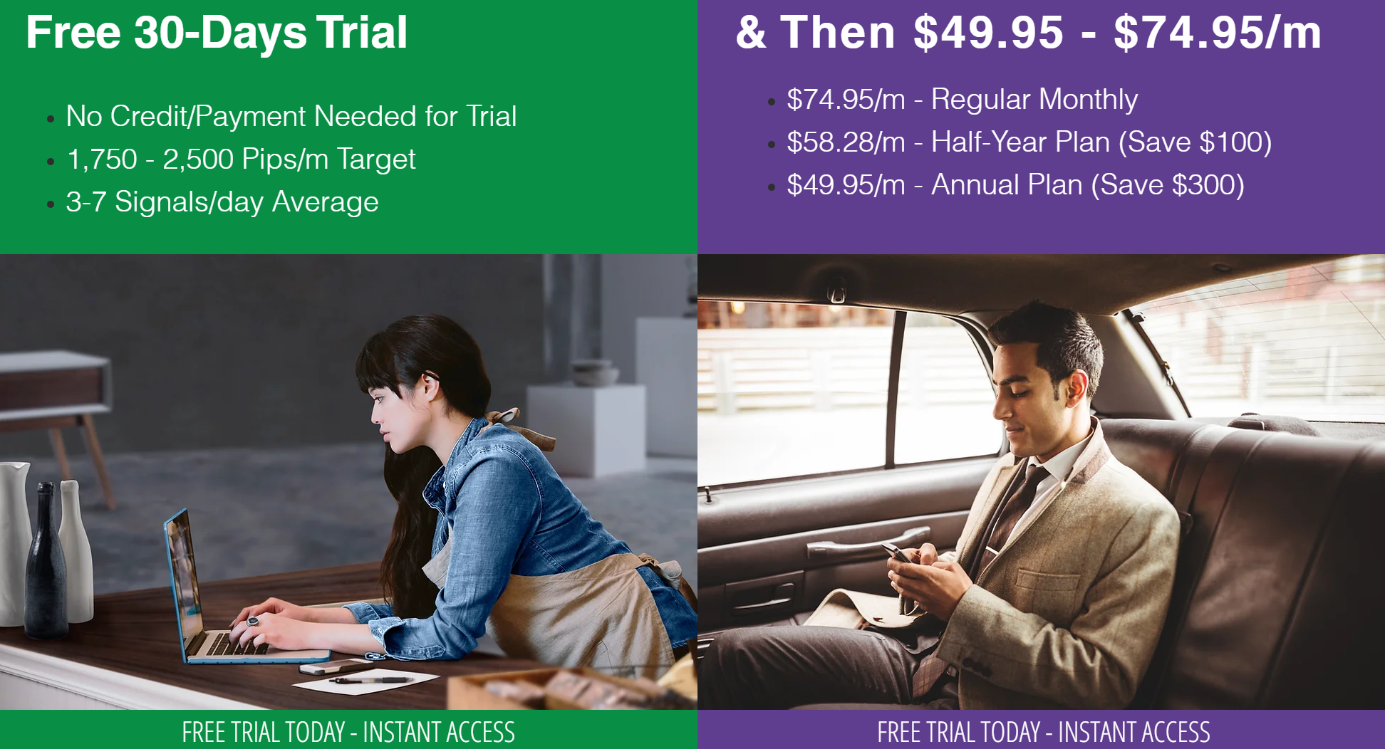 A 30-day Long Free Trial Period