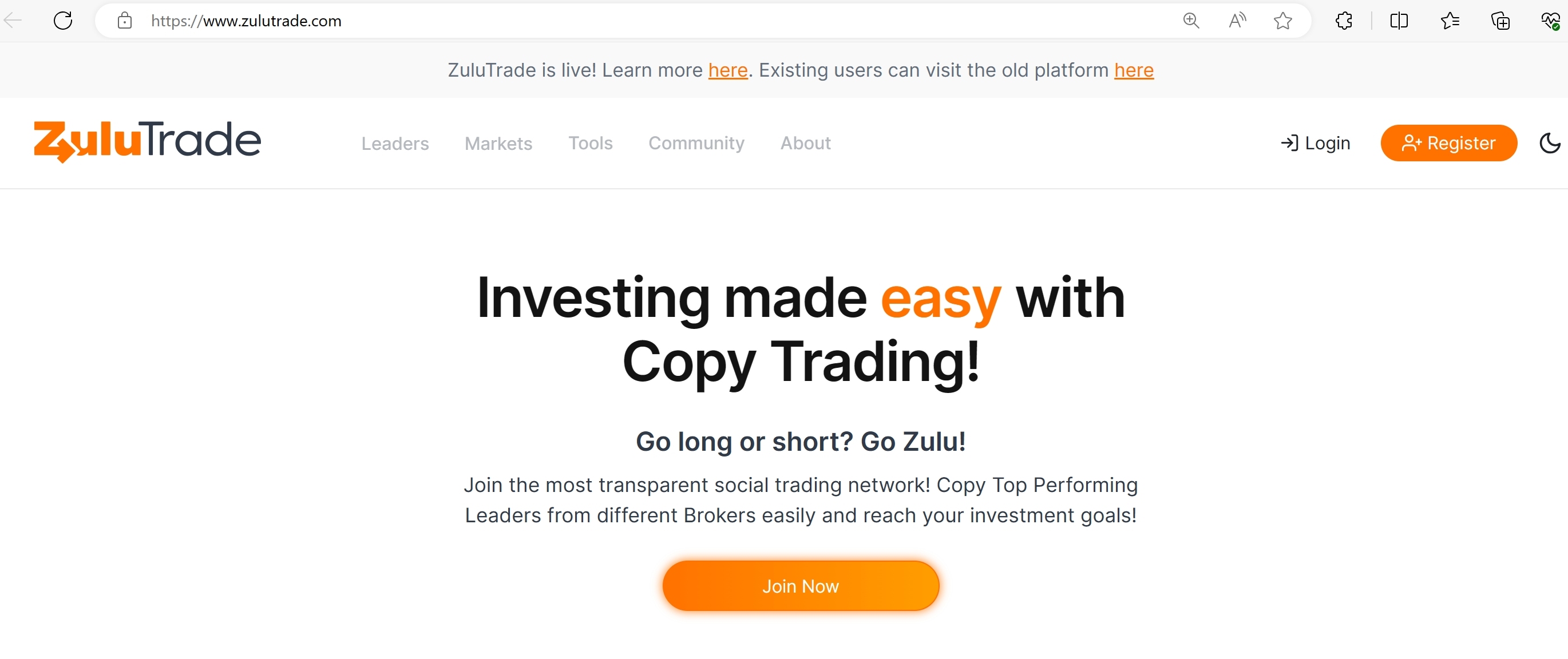 ZuluTrade automated trading