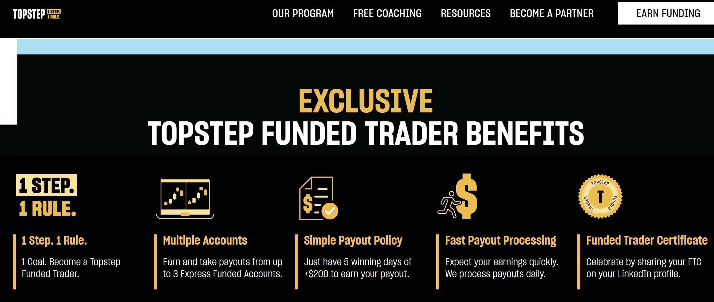 TopStep funded trader program