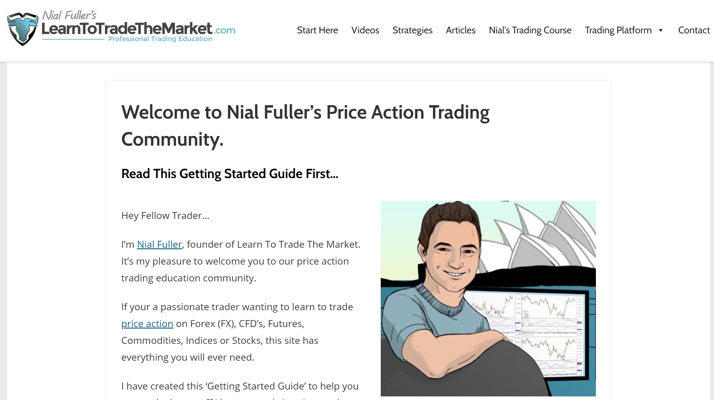 Learn To Trade The Market