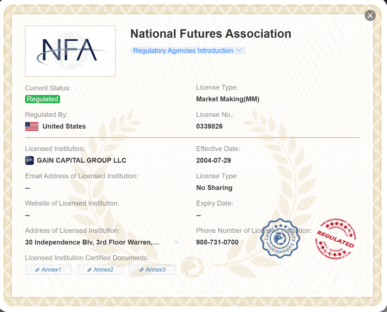 Licencia NFA