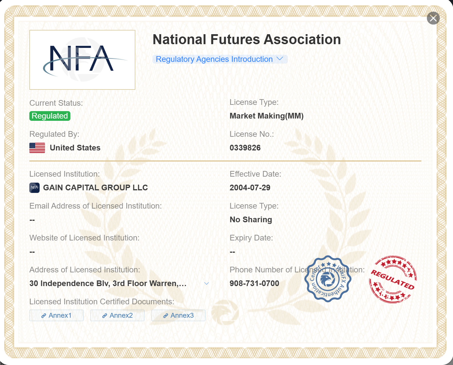 Licença NFA