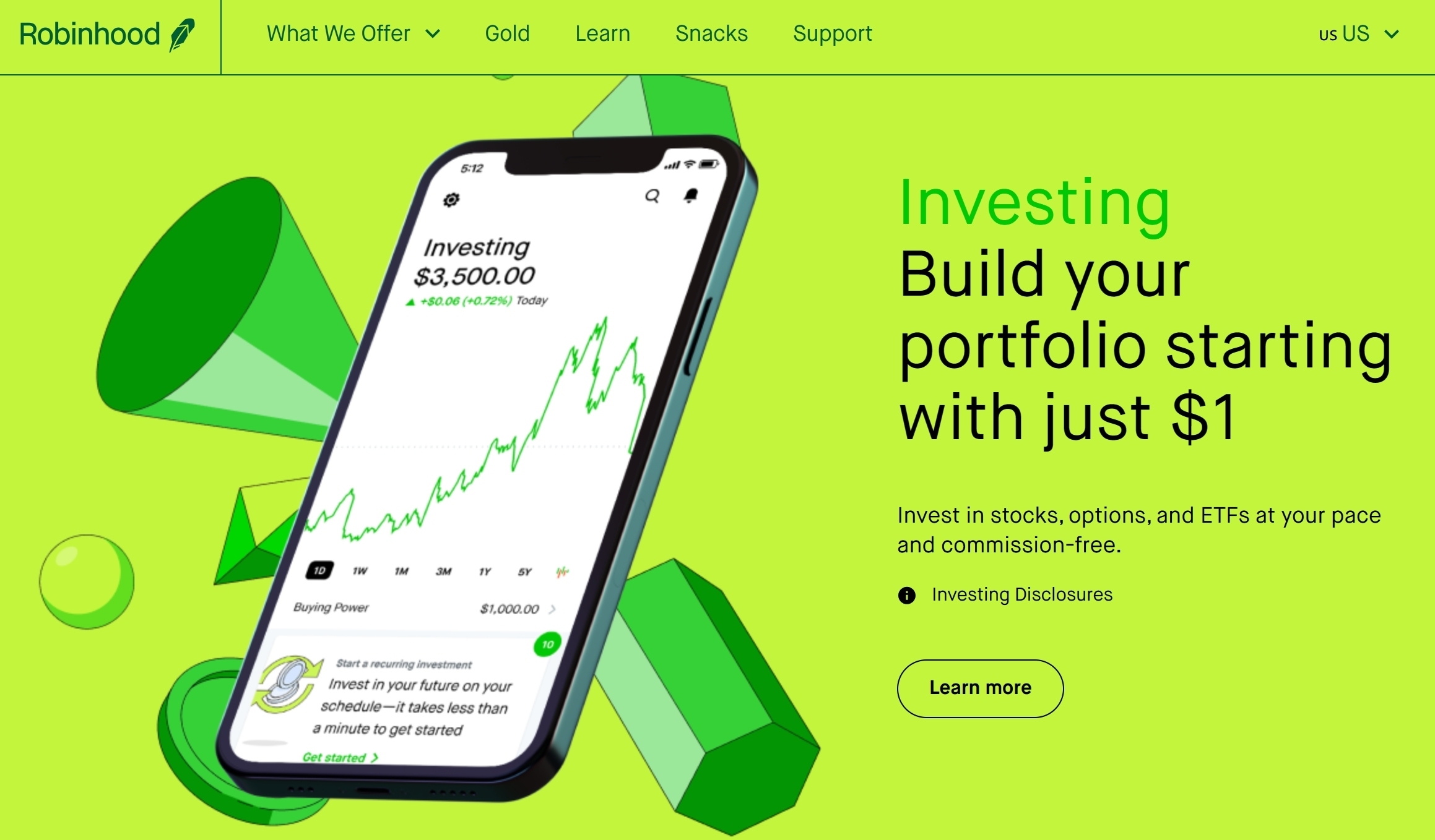 Robinhood platform