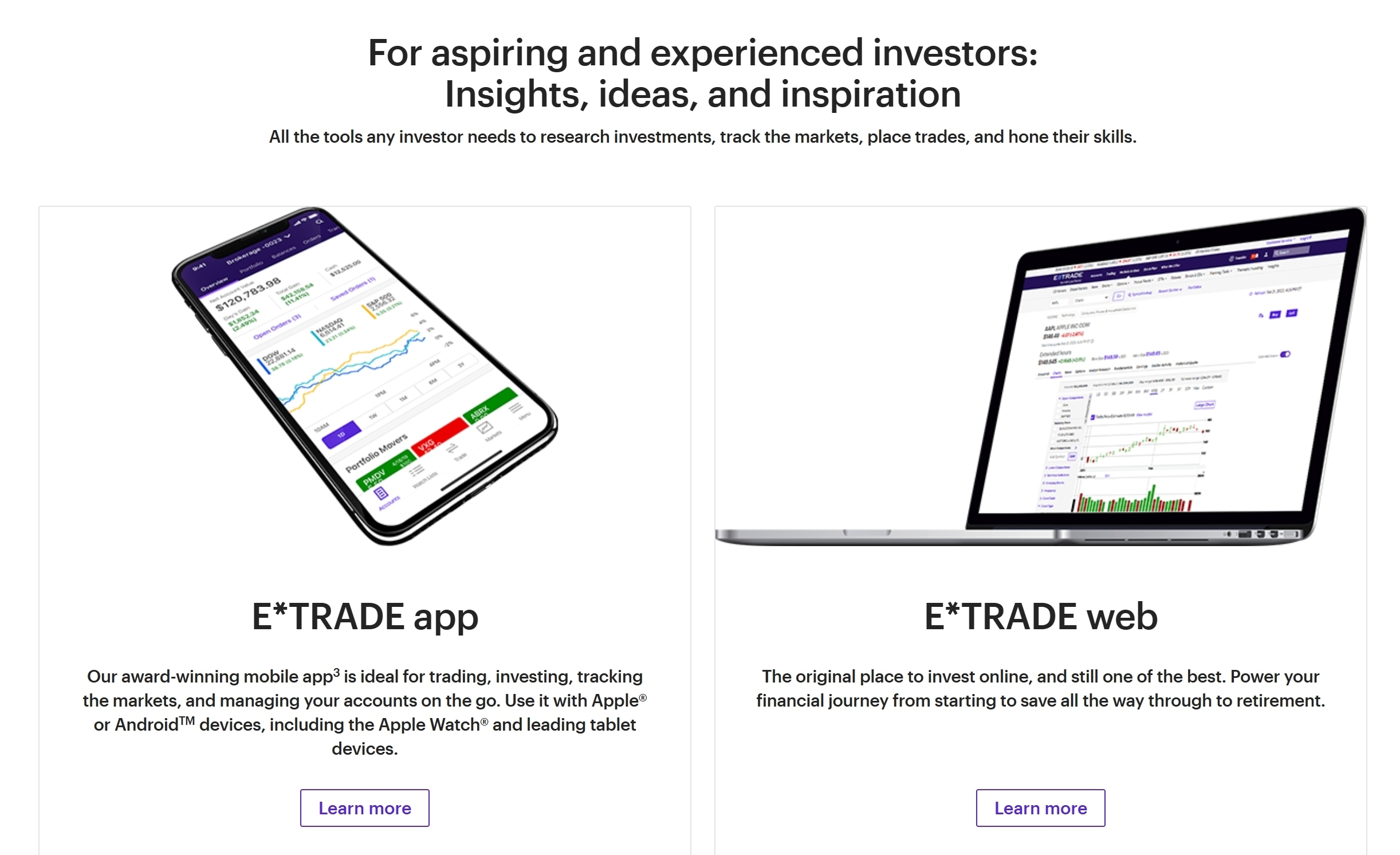 E*TRADE Web