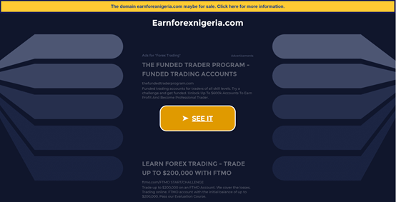 official website address of Earn Forex Nigeria