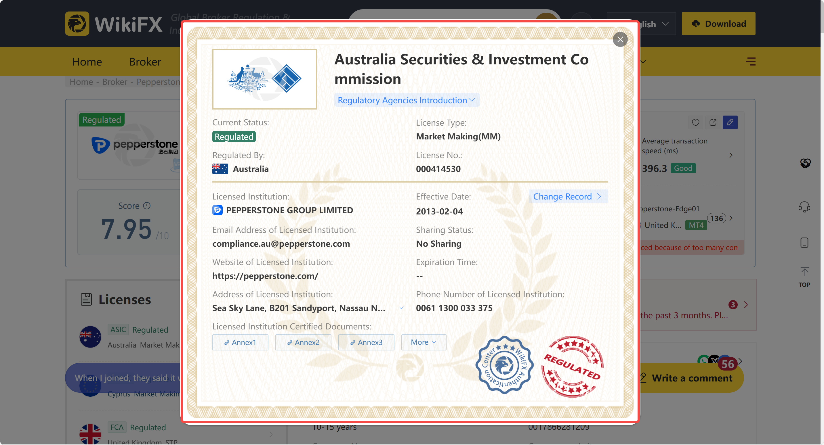 ASIC license